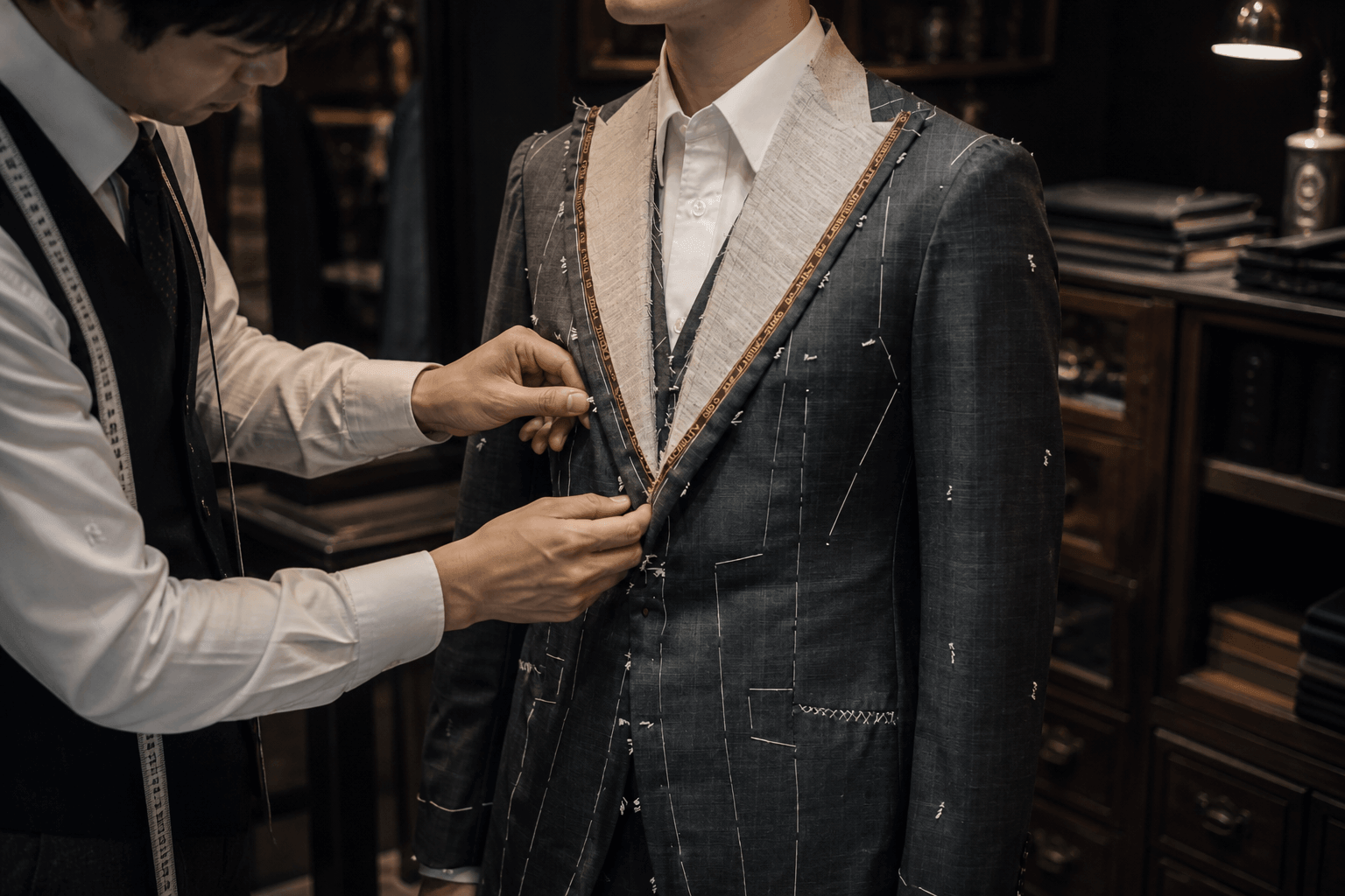 紳卡系西服-手工訂製西裝近照-新北西裝推薦