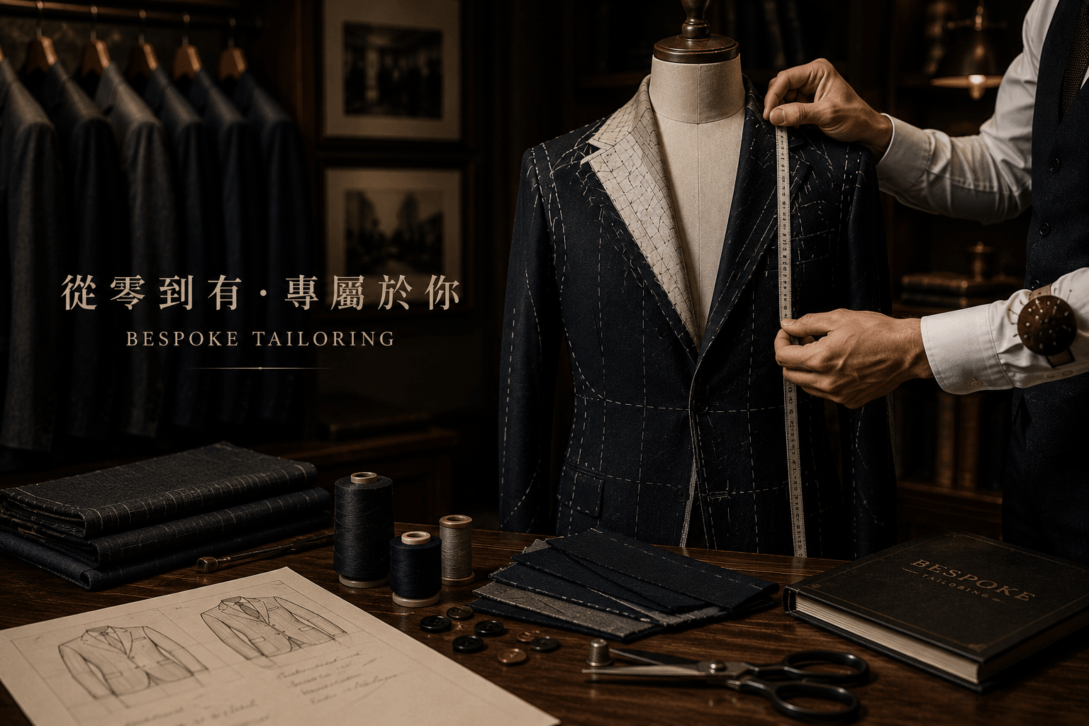 全訂製 Bespoke vs 半訂製 MTM：如何挑選一套陪伴您重要時刻的戰袍？